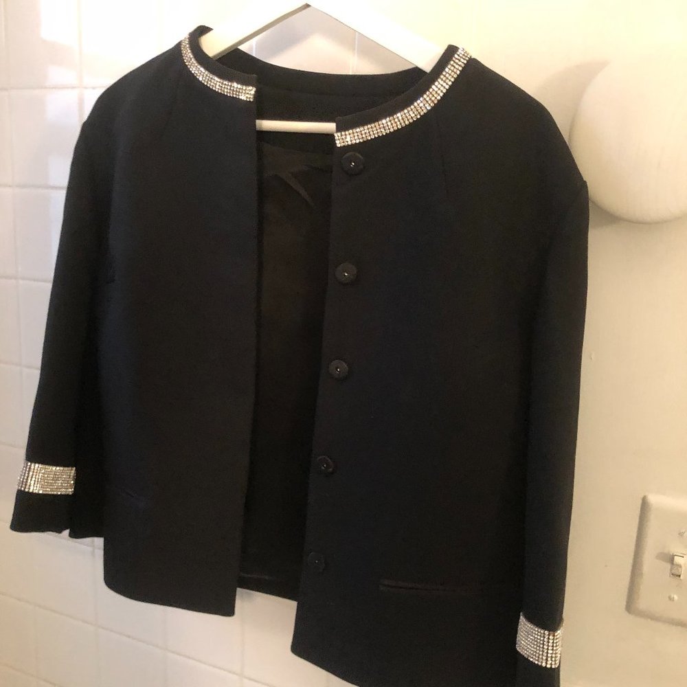 PRADA Vintage evening jacket, silk lined swarovski